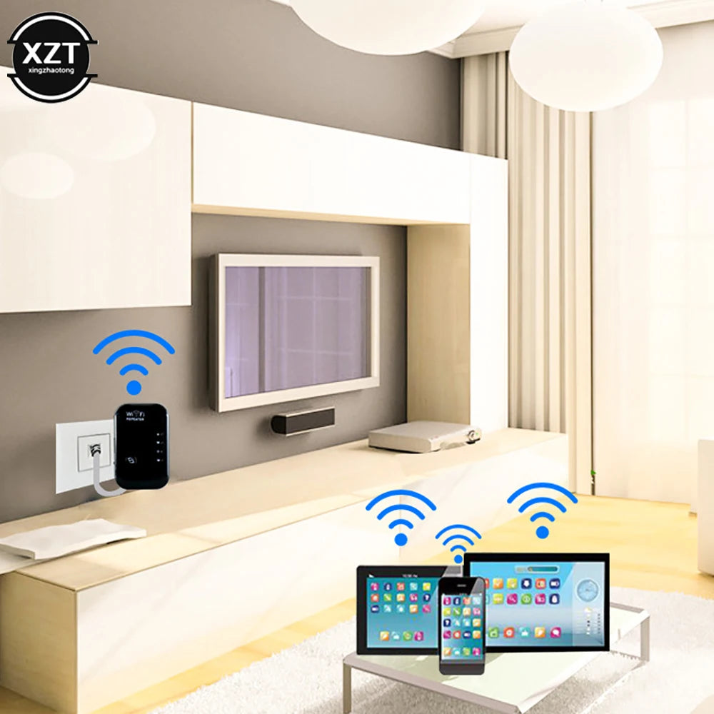 Amplificador de señal WiFi, amplificador de señal, repetidor WiFi, extensor inalámbrico, enrutador, enrutador, repetidor extensor de 300 Mbps