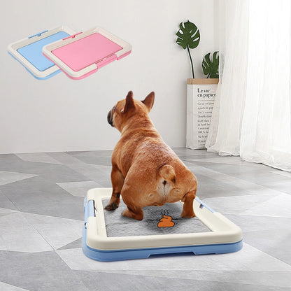 Inodoro portátil de entrenamiento para perros: arenero de interior para perros pequeños y gatos, fácil de limpiar.