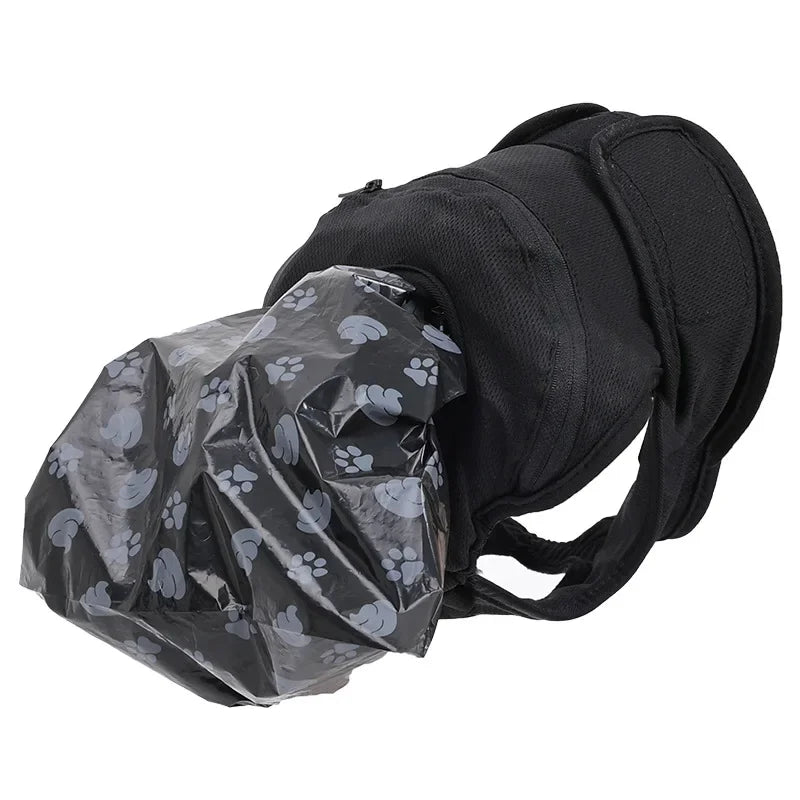 Pantalones portátiles para recoger excrementos de perro, lavables, con bolsas desechables impresas para viajes al aire libre, reutilizables y fáciles de limpiar.