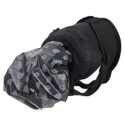 Pantalones portátiles para recoger excrementos de perro, lavables, con bolsas desechables impresas para viajes al aire libre, reutilizables y fáciles de limpiar.