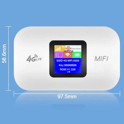 Enrutador LTE 4G, módem portátil inalámbrico Wifi, minipunto de acceso para exteriores, MiFi de bolsillo, 150 Mbps, ranura para tarjeta SIM, repetidor, 3000 mAh