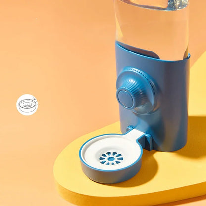 Dispensador de agua automático colgante para mascotas: comedero y cuenco 2 en 1 para perros y gatos