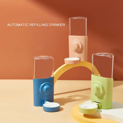 Dispensador de agua automático colgante para mascotas: comedero y cuenco 2 en 1 para perros y gatos