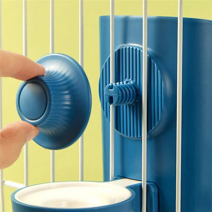 Dispensador de agua automático colgante para mascotas: comedero y cuenco 2 en 1 para perros y gatos
