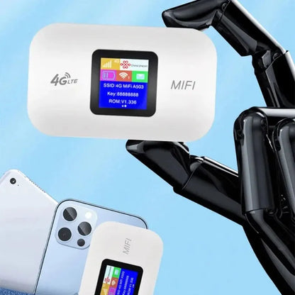 Enrutador LTE 4G, módem portátil inalámbrico Wifi, minipunto de acceso para exteriores, MiFi de bolsillo, 150 Mbps, ranura para tarjeta SIM, repetidor, 3000 mAh
