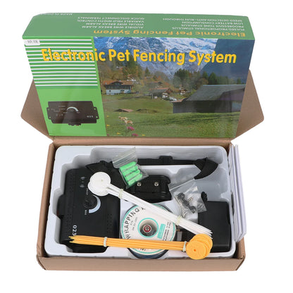 Sistema de cerca electrónica impermeable para mascotas, collar de entrenamiento para perros, cerca eléctrica para perros, accesorios para mascotas, collar con descarga acústica