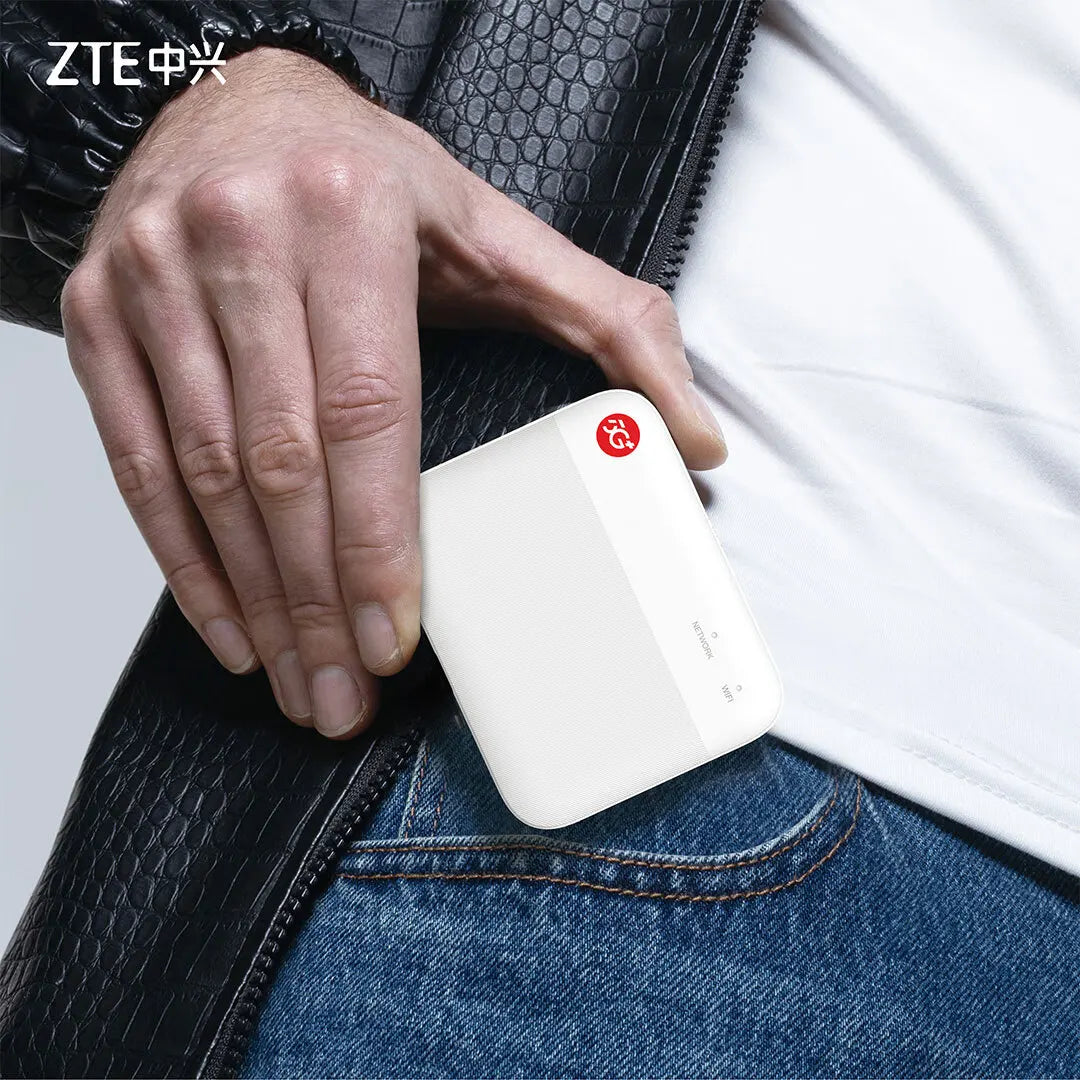 ZTE UFi F50 5G Pocket MiFi 5G Sub-6 SA/NSA N1/5/8/28/41/78 4G Cat15 2.4G/5G Wifi (sin batería)
