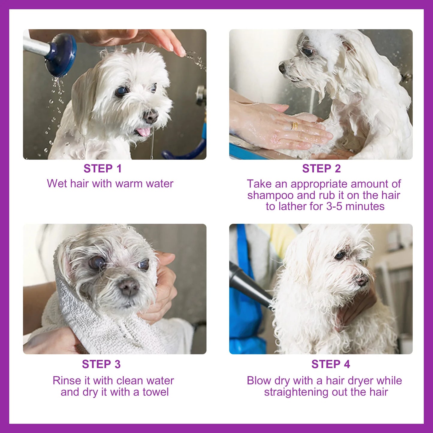 Champú natural para perros: antimanchas, hidratante, alivia el picor y cuida el pelo (237 ml)