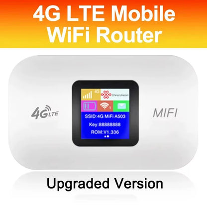 Enrutador LTE 4G, módem portátil inalámbrico Wifi, minipunto de acceso para exteriores, MiFi de bolsillo, 150 Mbps, ranura para tarjeta SIM, repetidor, 3000 mAh