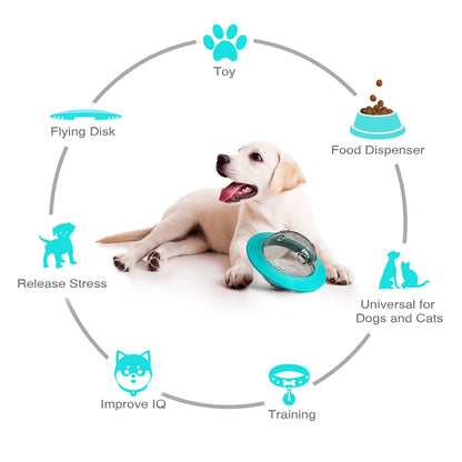 Pelota de premios interactiva para perros: entrenamiento intelectual y alimentación lenta