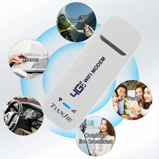 Enrutador USB WiFi 4G LTE TIANJIE: módem inalámbrico de 150 Mbps con chipset Qualcomm CAT4