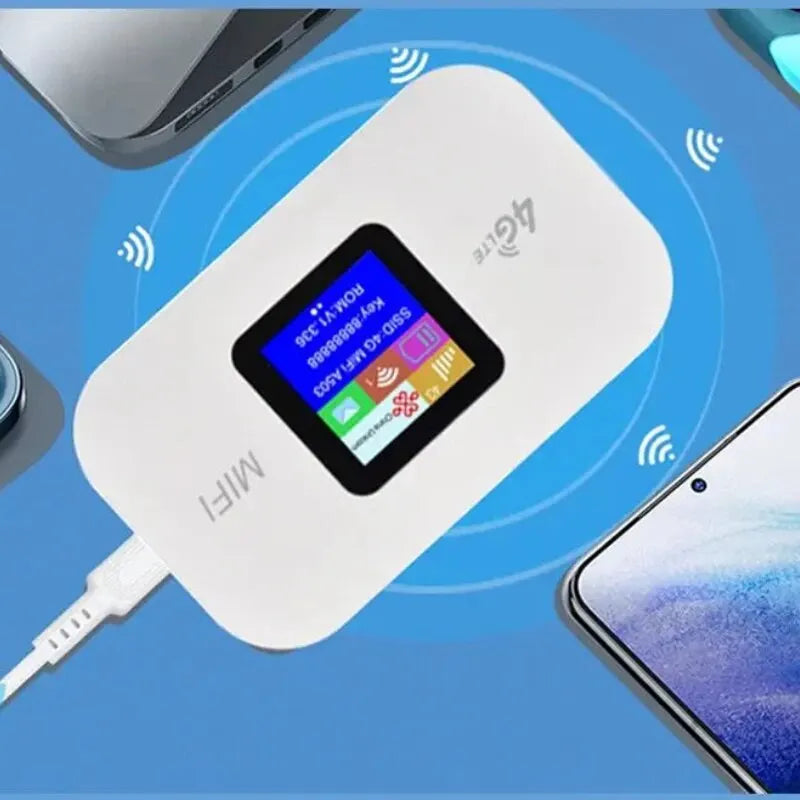 Enrutador LTE 4G, módem portátil inalámbrico Wifi, minipunto de acceso para exteriores, MiFi de bolsillo, 150 Mbps, ranura para tarjeta SIM, repetidor, 3000 mAh