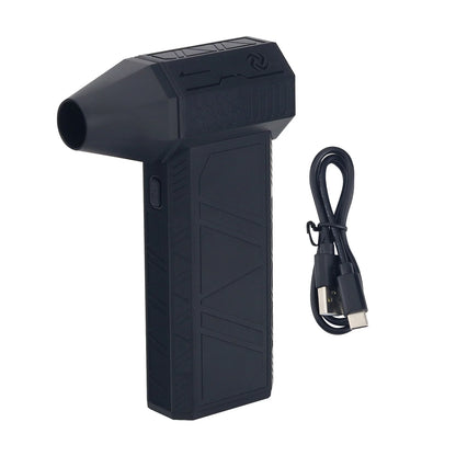Mini Turbo Air Blower & Cooling Fan – 130000RPM, Adjustable Speed, USB Rechargeable Dust Remover
